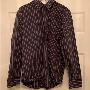 Black button down shirt